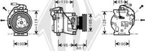 Diederichs DCK1322 - Kompressor, kondisioner furqanavto.az