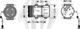 Diederichs DCK1249 - Kompressor, kondisioner furqanavto.az