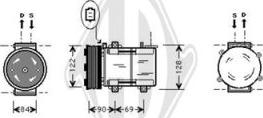 Diederichs DCK1258 - Kompressor, kondisioner furqanavto.az