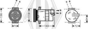 Diederichs DCK1213 - Kompressor, kondisioner furqanavto.az