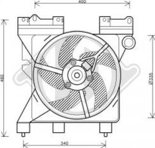 Diederichs DCL1067 - Fen, radiator furqanavto.az