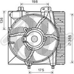 Diederichs DCL1170 - Fen, radiator furqanavto.az