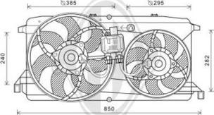 Diederichs DCL1298 - Fen, radiator www.furqanavto.az