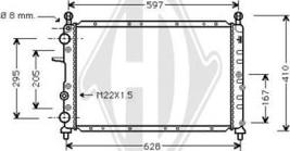 Diederichs DCM1905 - Radiator, mühərrikin soyudulması furqanavto.az