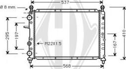 Diederichs DCM1911 - Radiator, mühərrikin soyudulması furqanavto.az