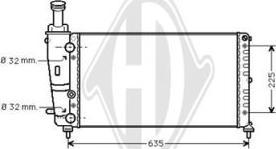 Diederichs DCM1920 - Radiator, mühərrikin soyudulması furqanavto.az