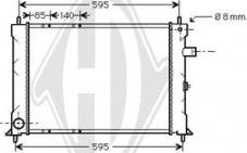 Diederichs DCM1404 - Radiator, mühərrikin soyudulması furqanavto.az