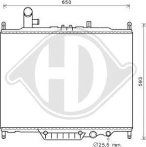 Diederichs DCM1418 - Radiator, mühərrikin soyudulması furqanavto.az