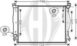 Diederichs DCM1483 - Radiator, mühərrikin soyudulması furqanavto.az