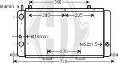 Diederichs DCM1420 - Radiator, mühərrikin soyudulması furqanavto.az