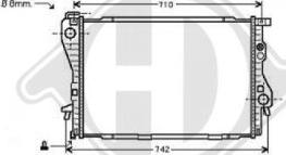 Diederichs DCM1548 - Radiator, mühərrikin soyudulması www.furqanavto.az