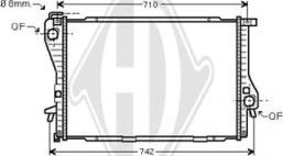 Diederichs DCM1555 - Radiator, mühərrikin soyudulması furqanavto.az