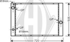 Diederichs DCM1558 - Radiator, mühərrikin soyudulması furqanavto.az