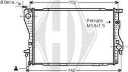 Diederichs DCM1553 - Radiator, mühərrikin soyudulması furqanavto.az