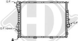 Diederichs DCM1562 - Radiator, mühərrikin soyudulması furqanavto.az