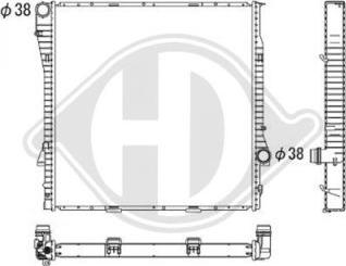 Diederichs DCM1576 - Radiator, mühərrikin soyudulması furqanavto.az