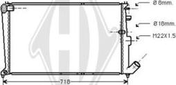 Diederichs DCM1647 - Radiator, mühərrikin soyudulması furqanavto.az