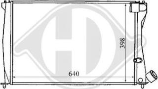 Diederichs DCM1679 - Radiator, mühərrikin soyudulması furqanavto.az