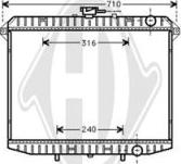 Diederichs DCM1804 - Radiator, mühərrikin soyudulması furqanavto.az