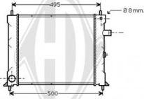 Diederichs DCM1383 - Radiator, mühərrikin soyudulması furqanavto.az