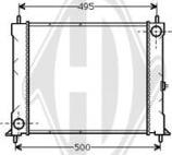 Diederichs DCM1374 - Radiator, mühərrikin soyudulması furqanavto.az