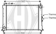 Diederichs DCM1375 - Radiator, mühərrikin soyudulması furqanavto.az