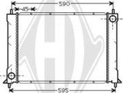 Diederichs DCM1376 - Radiator, mühərrikin soyudulması furqanavto.az