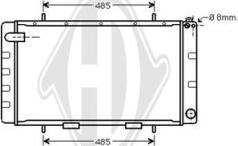 Diederichs DCM1373 - Radiator, mühərrikin soyudulması furqanavto.az