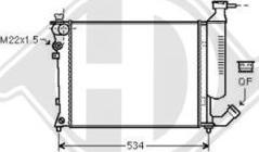 Diederichs DCM1712 - Radiator, mühərrikin soyudulması furqanavto.az