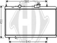 Diederichs DCM1734 - Radiator, mühərrikin soyudulması furqanavto.az