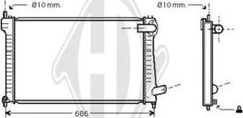 Diederichs DCM1722 - Radiator, mühərrikin soyudulması furqanavto.az