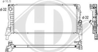 Diederichs DCM3916 - Radiator, mühərrikin soyudulması www.furqanavto.az