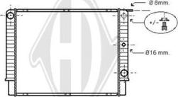 Diederichs DCM3499 - Radiator, mühərrikin soyudulması furqanavto.az