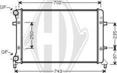 Diederichs DCM3440 - Radiator, mühərrikin soyudulması furqanavto.az