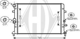 Diederichs DCM3462 - Radiator, mühərrikin soyudulması furqanavto.az