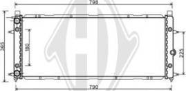 Diederichs DCM3400 - Radiator, mühərrikin soyudulması furqanavto.az