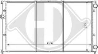 Diederichs DCM3412 - Radiator, mühərrikin soyudulması furqanavto.az