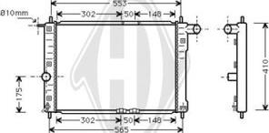 Diederichs DCM3591 - Radiator, mühərrikin soyudulması furqanavto.az