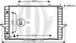 Diederichs DCM3507 - Radiator, mühərrikin soyudulması furqanavto.az