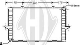 Diederichs DCM3515 - Radiator, mühərrikin soyudulması furqanavto.az