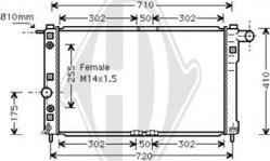 Diederichs DCM3585 - Radiator, mühərrikin soyudulması furqanavto.az