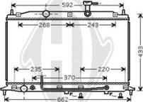 Diederichs DCM3695 - Radiator, mühərrikin soyudulması furqanavto.az