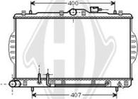 Diederichs DCM3642 - Radiator, mühərrikin soyudulması furqanavto.az