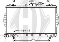 Diederichs DCM3659 - Radiator, mühərrikin soyudulması furqanavto.az