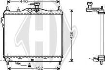 Diederichs DCM3666 - Radiator, mühərrikin soyudulması furqanavto.az