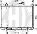 Diederichs DCM3095 - Radiator, mühərrikin soyudulması furqanavto.az