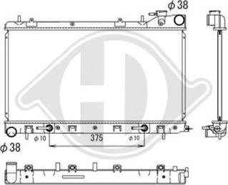 Diederichs DCM3050 - Radiator, mühərrikin soyudulması furqanavto.az