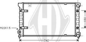 Diederichs DCM3001 - Radiator, mühərrikin soyudulması furqanavto.az