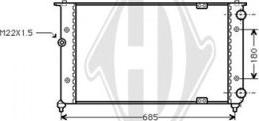 Diederichs DCM3002 - Radiator, mühərrikin soyudulması furqanavto.az