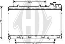 Diederichs DCM3014 - Radiator, mühərrikin soyudulması furqanavto.az